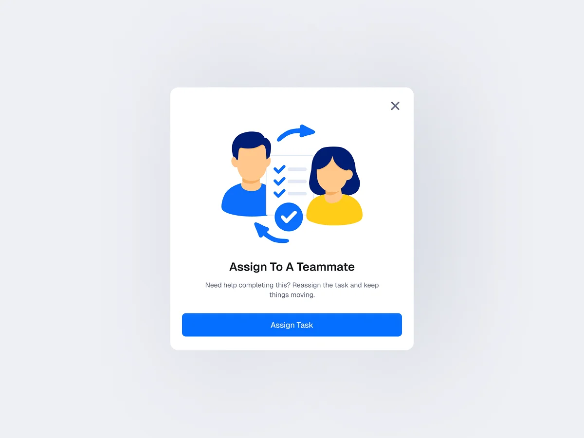 Assign To A Teammate